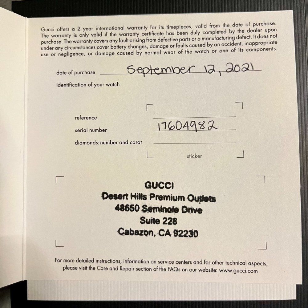 Gucci Watch  - Picture 7 of 7